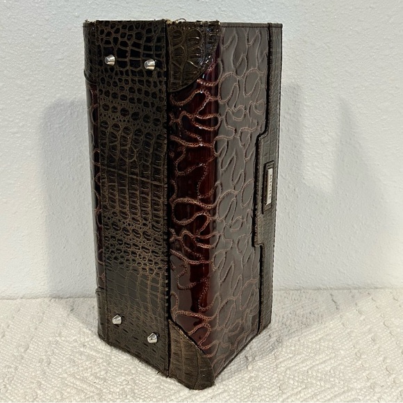 Miche Vintage Dani Purse Shell Cover Wine Red and Brown - Picture 3 of 3